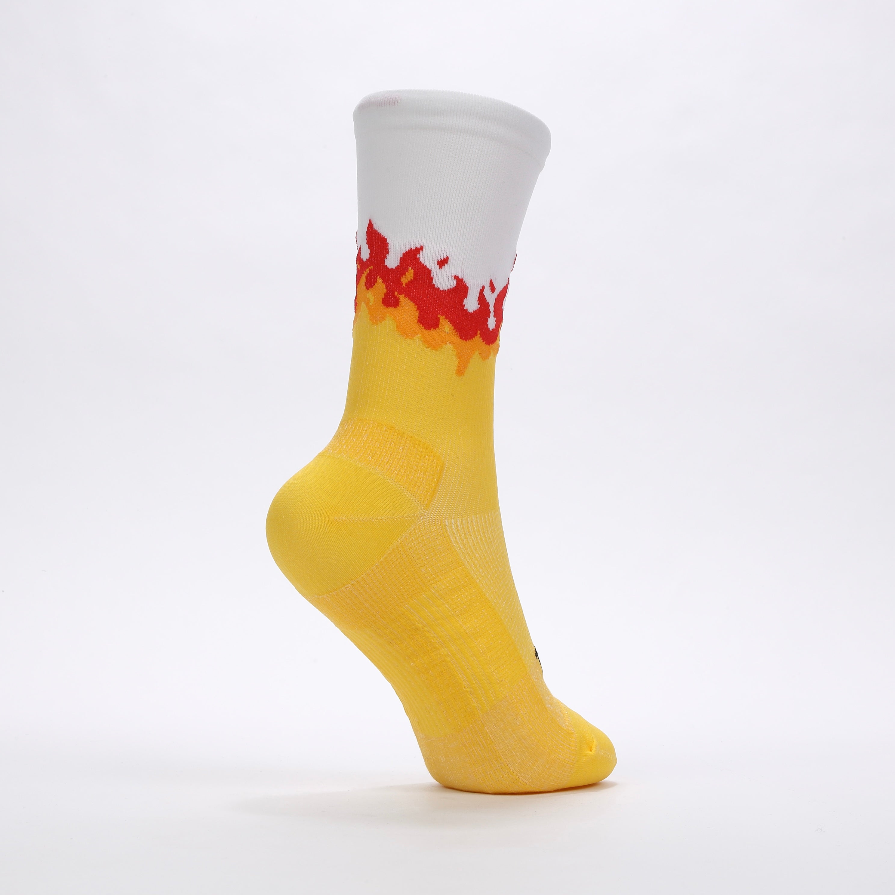 FIRE RED−RUNNING SOCKS