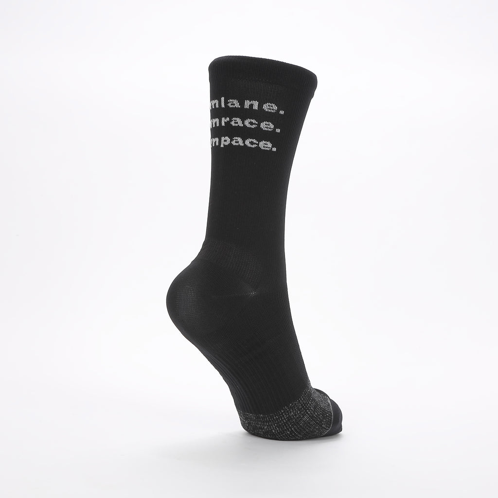 OWN BLACK−RUNNING SOCKS