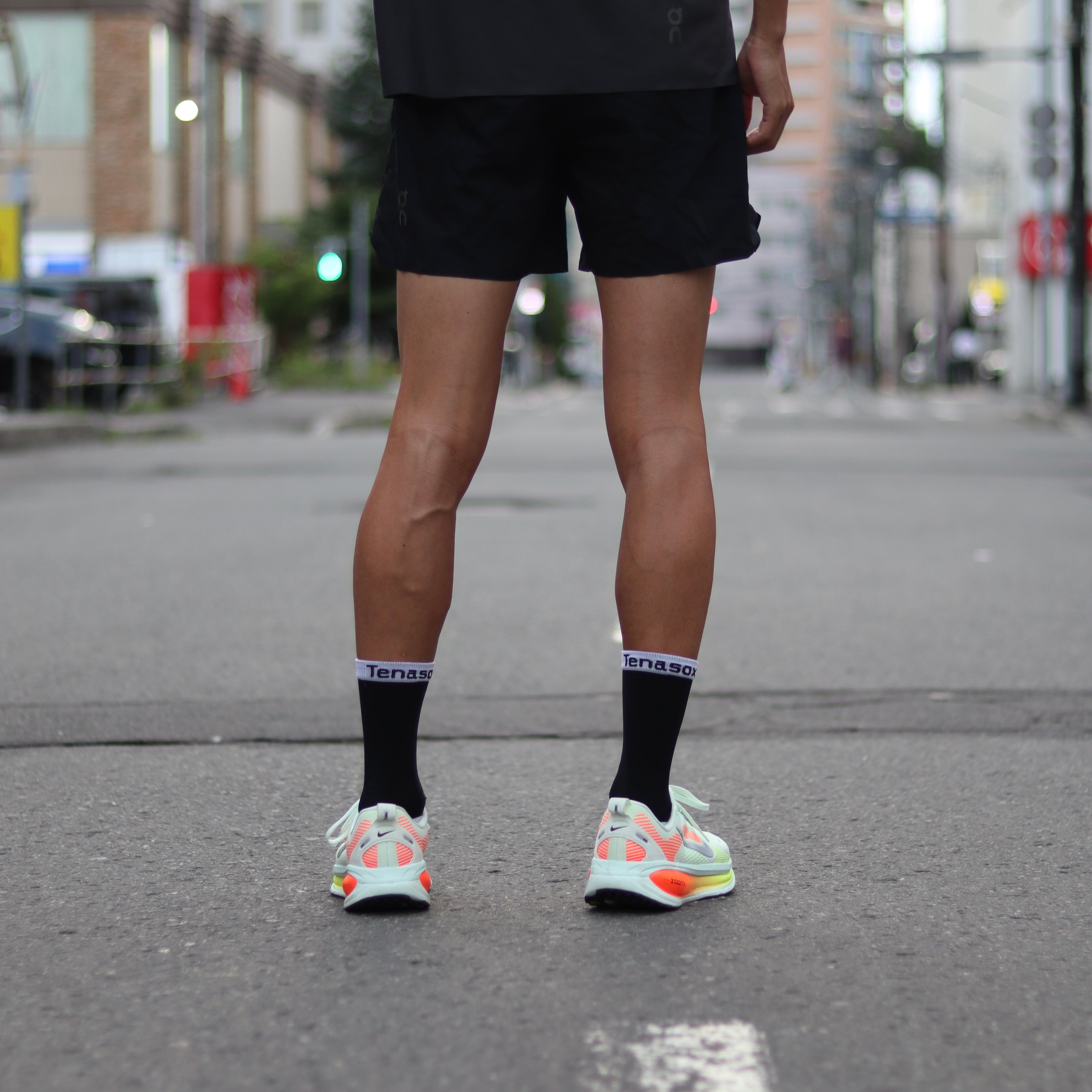 Black−ランニングソックス - 日本製 特許技術 縦アーチテーピング